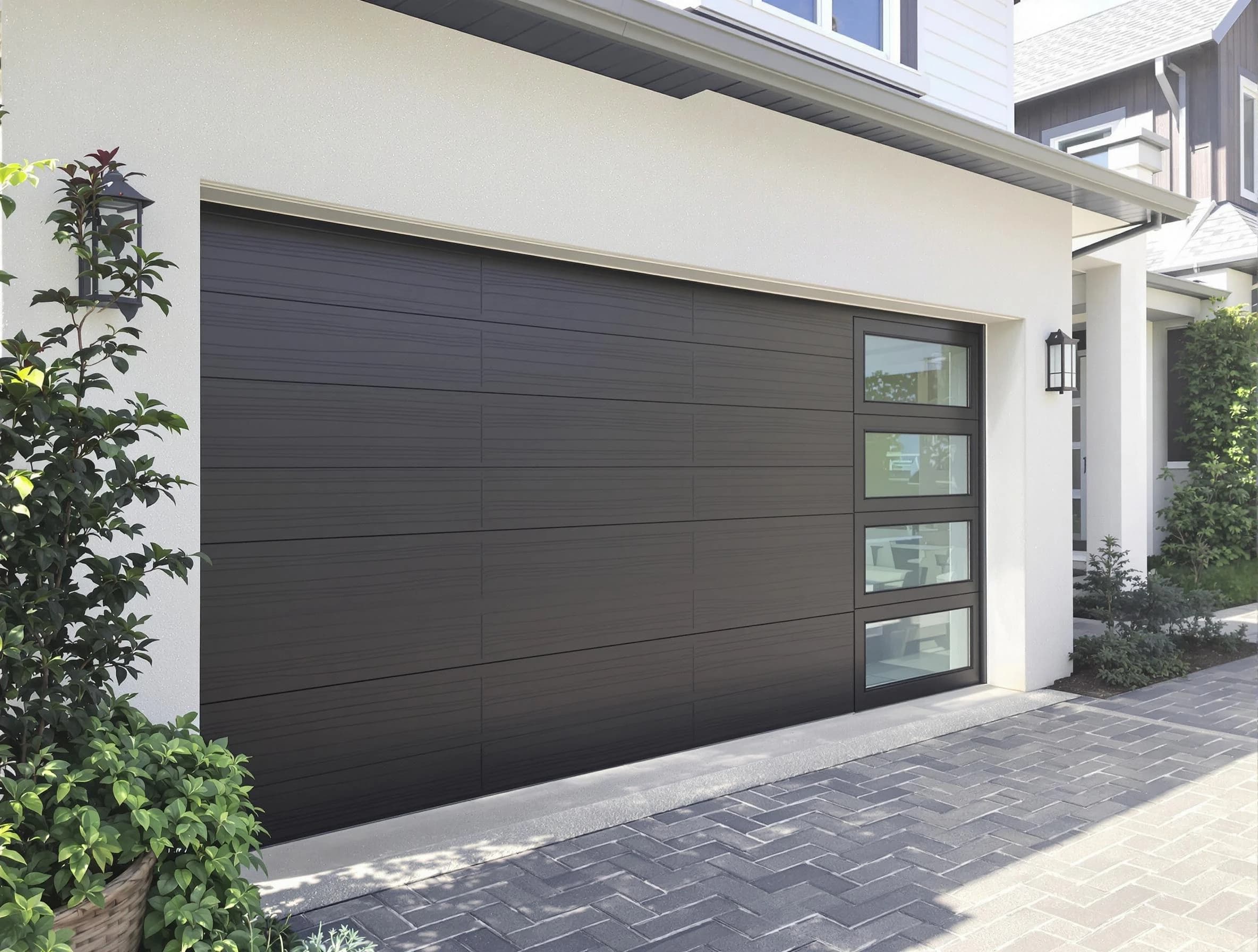 Custom garage door installation by Hackensack Garage Door Repair in Hackensack
