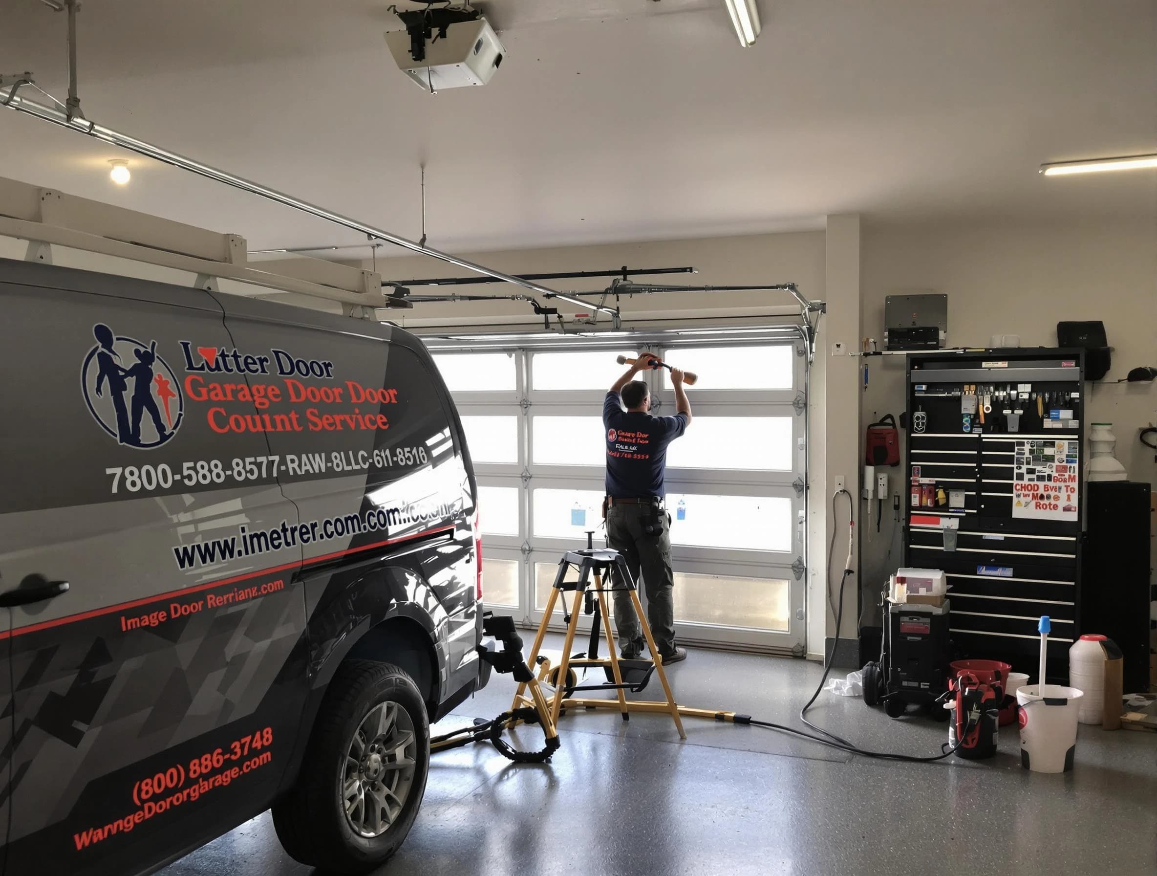 Hackensack Garage Door Repair rapid response team performing same-day repair in Hackensack
