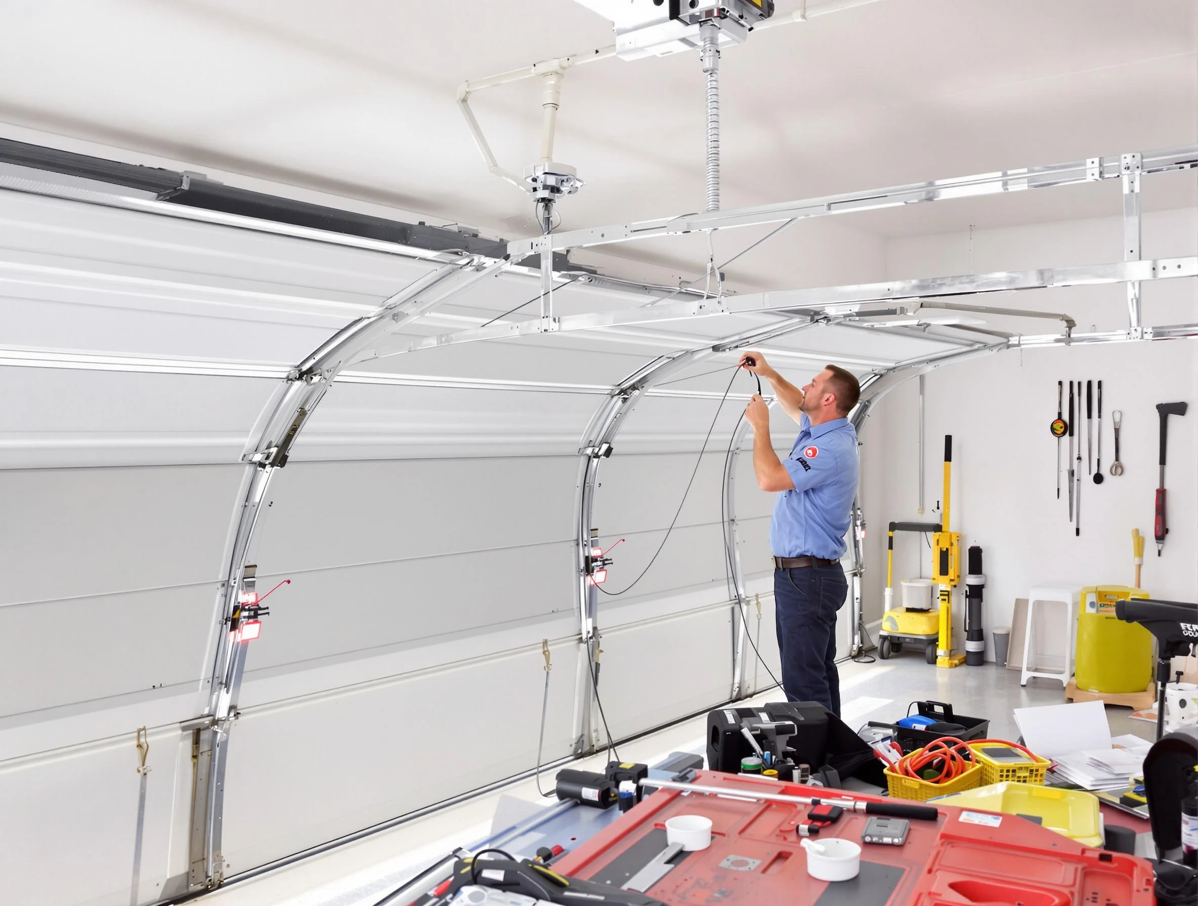 Garage door cable repair service by Hackensack Garage Door Repair in Hackensack