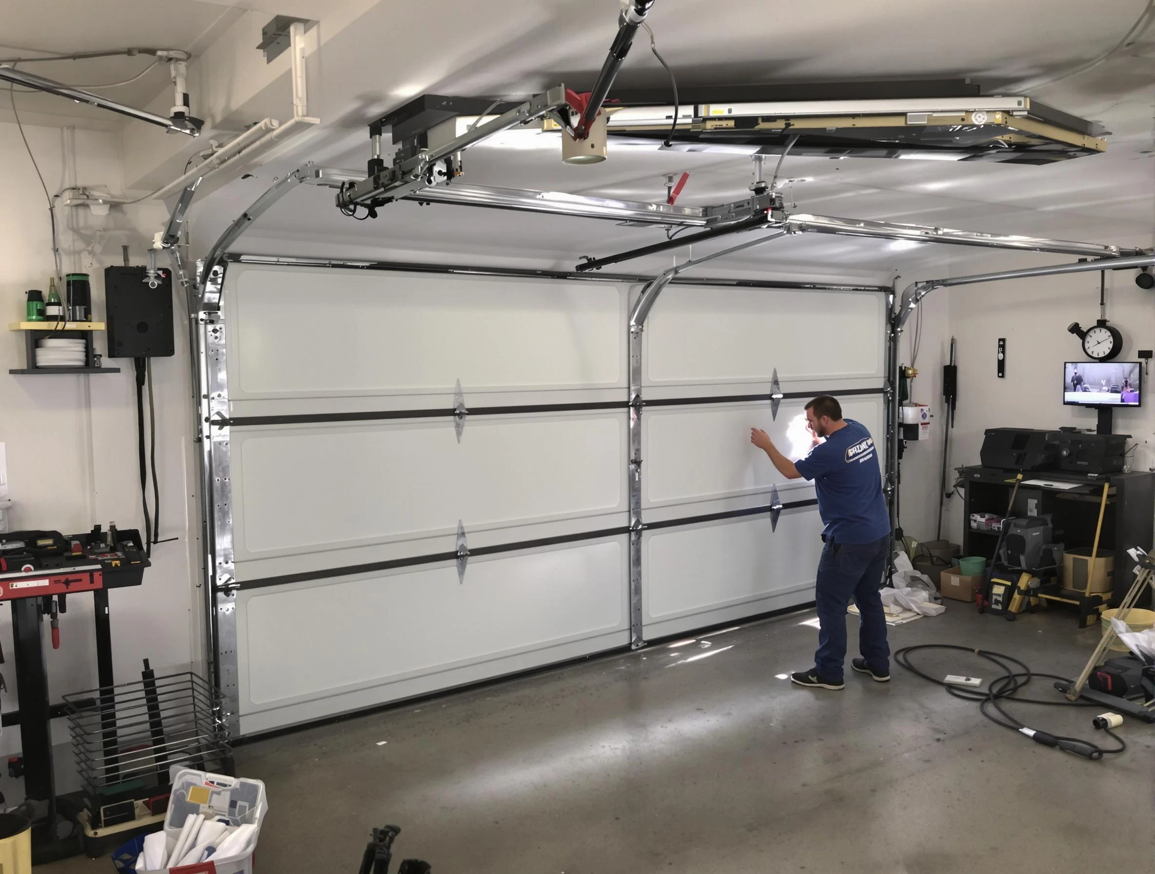 Professional garage door repair service by Hackensack Garage Door Repair in Hackensack