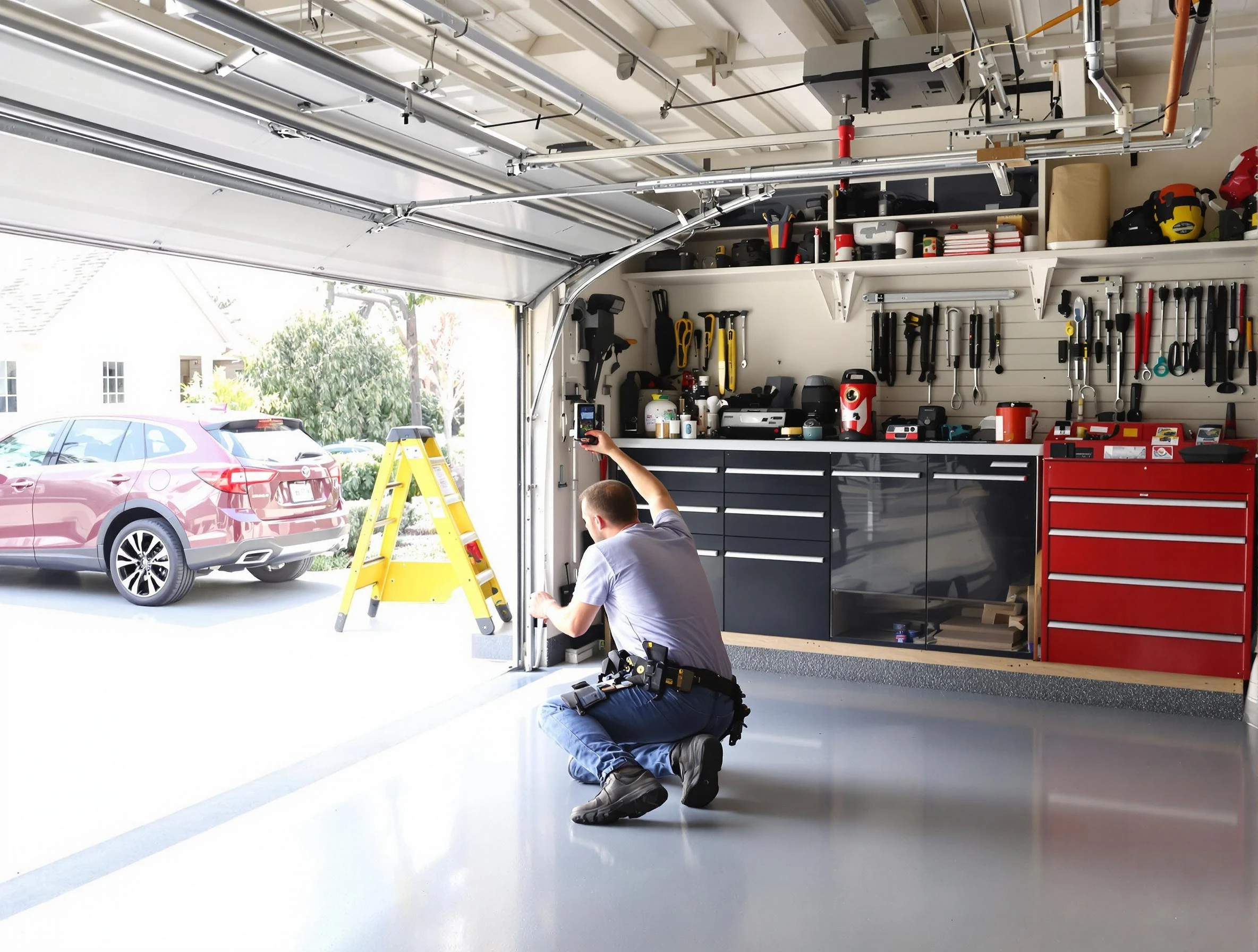Local garage door repair service by Hackensack Garage Door Repair in Hackensack