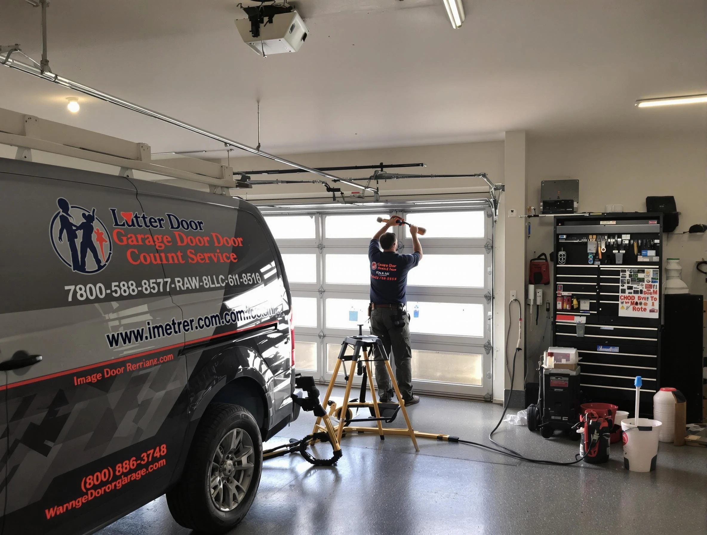Hackensack Garage Door Repair rapid response team performing same-day repair in Hackensack
